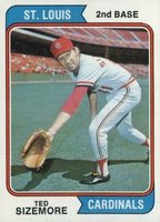 1974 Topps #209 Ted Sizemore Baseball Card
