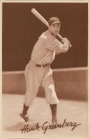 1939 Goudey Premiums R303-A # Hank Greenberg Baseball Card
