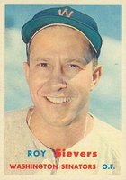 1957 Topps #89 Roy Sievers Baseball Card