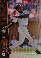 1998 Finest Mystery #M6 Ken Griffey Jr./Mark McGwire Refractor Baseball Card