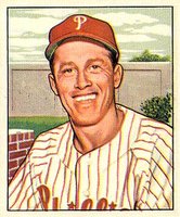 1950 Bowman #205 Mike Goliat Baseball Card