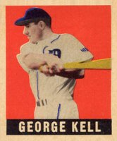 1948 Leaf #120 George Kell Short Print Baseball Card