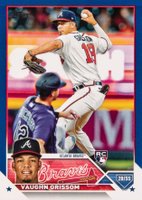 2023 Topps #275 Vaughn Grissom Royal Blue Baseball Card