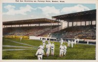 1900 Postcards & Trade # 1915 Mason Brothers & Company Postcards Red Sox Warming Up, Fenway Baseball Card