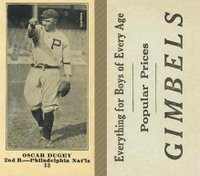 1916 Gimbels #53 Oscar Dugey Baseball Card