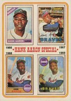 1974 Topps #5 Hank Aaron Aaron Special 1966-69 Baseball Card