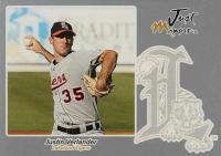 2005 Just Autographs #66 Justin Verlander Silver Baseball Card