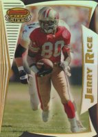 1996 Bowman's Best Best Cut #BC10 Jerry Rice Refractor Football Card