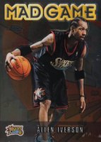 2001 Topps Chrome Mad Game #MG1 Allen Iverson Basketball Card