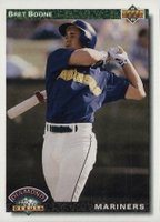 1992 Upper Deck #771 Bret Boone Gold Hologram Baseball Card