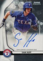 2020 Bowman Sterling Prospect Autographs #SH Sam Huff Baseball Card