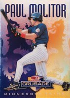 1998 Donruss Crusade #28 Paul Molitor Purple Baseball Card