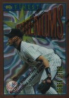 1996 Finest #92 Derek Jeter w/Coating Baseball Card