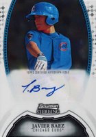 2011 Bowman Sterling Prospects Autographs #BSPJB Javier Baez Baseball Card