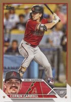 2023 Topps #401 Corbin Carroll Gold Baseball Card