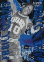 2012 Fleer Retro Thrill Seekers #13 Dennis Rodman Basketball Card