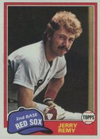 1981 Topps #549 Jerry Remy Baseball Card