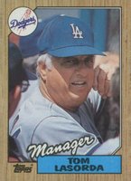 1987 Topps #493 Tom Lasorda Baseball Card