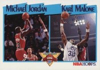 1991 Hoops #306 Scoring League Leaders Basketball Card