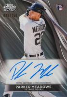 2024 Topps Chrome Black Autographs #PME Parker Meadows Refractor Baseball Card