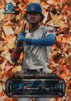 2024 Bowman Chrome Sapphire Edition Sapphire Selections #SS4 Fernando Cruz Gold Refractor Baseball Card