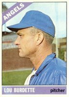1966 Topps #299 Lou Burdette Baseball Card