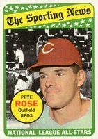 1969 Topps #424 Pete Rose All-Star Baseball Card