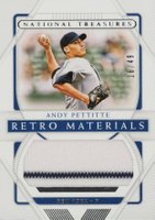 2021 Panini National Treasures Retro Materials #AP Andy Pettitte Baseball Card