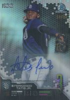 2019 Bowman Scouts' Top 100 Chrome #BTP3 Fernando Tatis Jr. Autograph Baseball Card