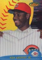 2000 Finest #146 Ken Griffey Jr. Portrait-Gold Refractor Baseball Card