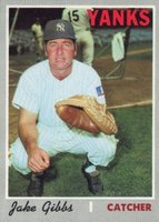 1970 Topps #594 Jake Gibbs Baseball Card