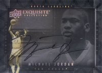 2013 Upper Deck Exquisite Collection Dimensions Autographs #D-MJ Michael Jordan Basketball Card