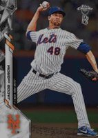 2020 Ben Baller Chrome #81 Jacob DeGrom Baseball Card