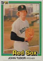 1981 Donruss #457 John Tudor Lifetime w/L 9.7 Baseball Card