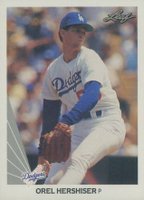 1990 Leaf #280 Orel Hershiser Baseball Card