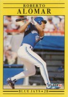 1991 Fleer Update #U-63 Roberto Alomar Baseball Card