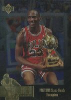 1995 Upper Deck Jordan Collection #JC5 Michael Jordan 1987 Slam-Dunk Champion Basketball Card