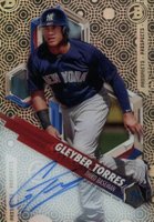 2018 Bowman High Tek #GT Gleyber Torres Autograph Baseball Card