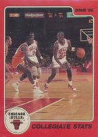 1986 Star Michael Jordan #2 Collegiate Stats Basketball Card