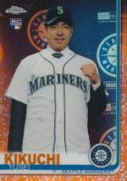 2019 Topps Chrome #73 Yusei Kikuchi Standing-Orange Refractor Baseball Card