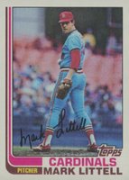 1982 Topps #56 Mark Littell Baseball Card