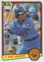 1983 Donruss #277 Ryne Sandberg Baseball Card
