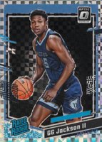 2023 Panini Donruss Optic #228 G.G. Jackson Checkerboard Basketball Card