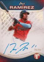 2024 Topps Pristine Pristine Production Autographs #PPAJRA Jose Ramirez Baseball Card