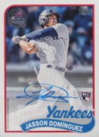 2024 Topps 1989 Topps Baseball Autographs #89BAJD Jasson Dominguez Baseball Card