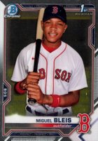 2021 Bowman Chrome Prospects #BCP167 Miguel Bleis Baseball Card