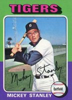 1975 Topps Mini #141 Mickey Stanley Baseball Card