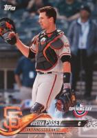 2018 Topps Opening Day #5 Buster Posey Mask Off Baseball Card
