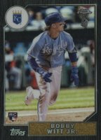 2022 Topps Chrome Ben Baller 1987 Topps #23 Bobby Witt Jr. Baseball Card