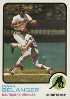 1973 Topps #253 Mark Belanger Baseball Card